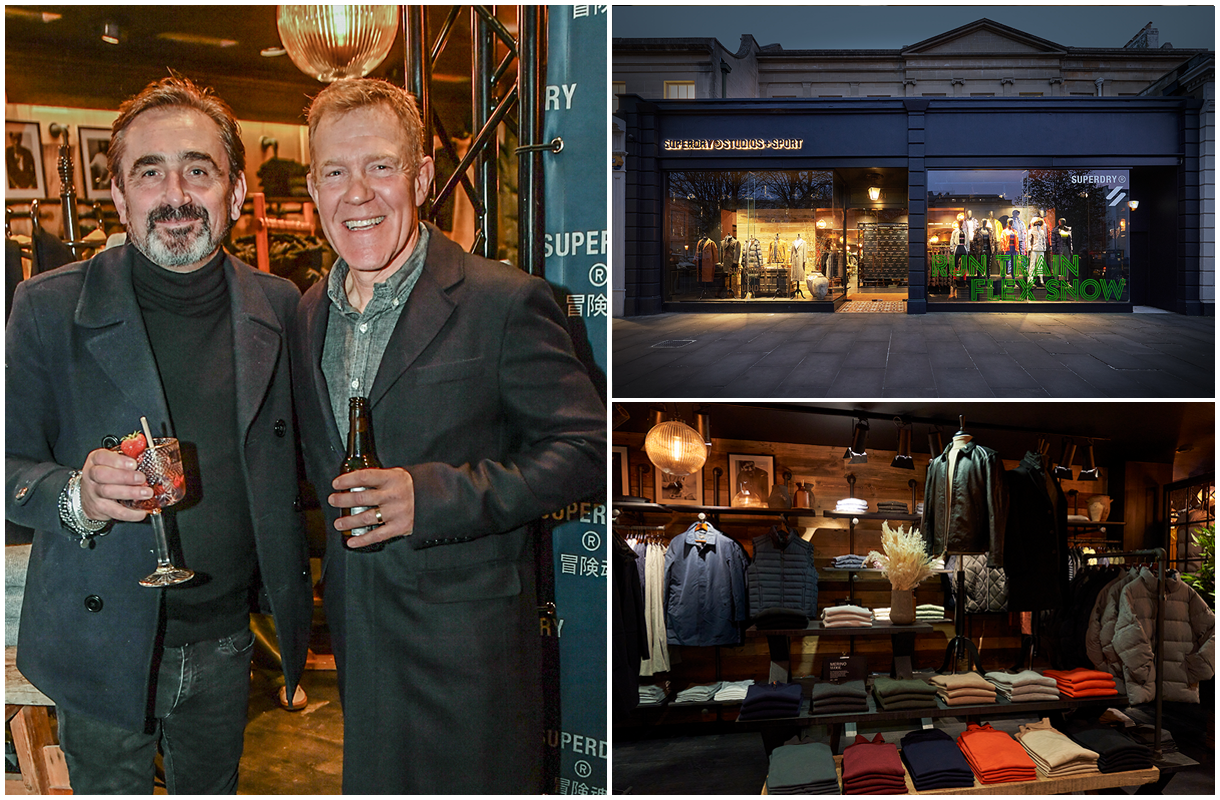 Superdry Boutique Opening Event Collage